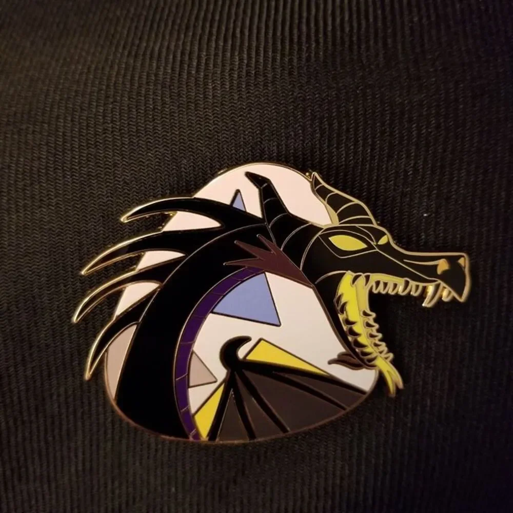Disney Maleficent Dragon CHASER Pin Villains Rewind Jumbo PALM Sleeping Beauty